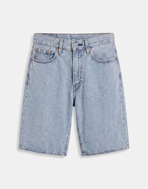 Levi's 478 baggy denimshorts i lyseblå, 7 af 7