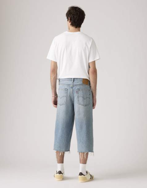 Levi's 478 baggy jorts in blue - view 1