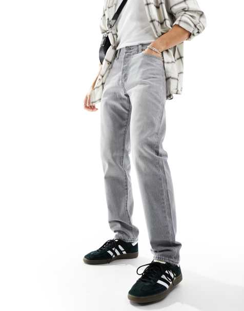 Levi's - 501 '54 Fit - Lysegrå jeans - view 1