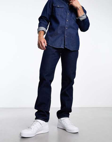 Levi's - 501 '54 - Jeans met rechte pasvorm in donkerblauw - view 1