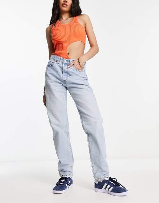 Levi's 80s Mom Jeans in Grey