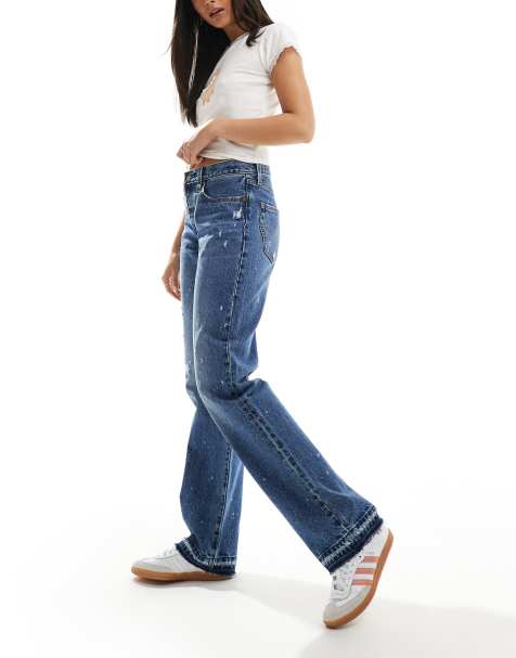 Levi's 501 90s fit jeans in  mid blue - view 1