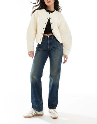 Levi's - 501 90's - Jean en denim léger - Bleu foncé-Bleu marine