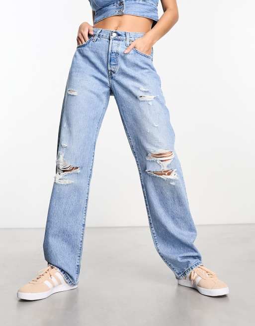 Levi's 501 90s jeans in light blue | ASOS