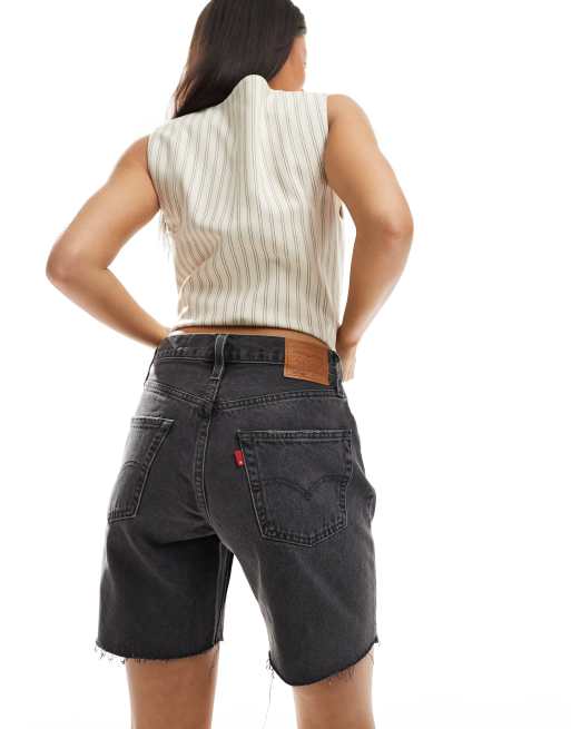 Levi's 501 90's shorts in washed black ASOS