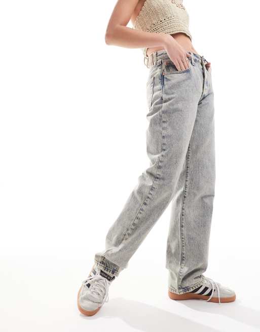 Levi's 501 '90s straight fit jeans in grey wash ASOS