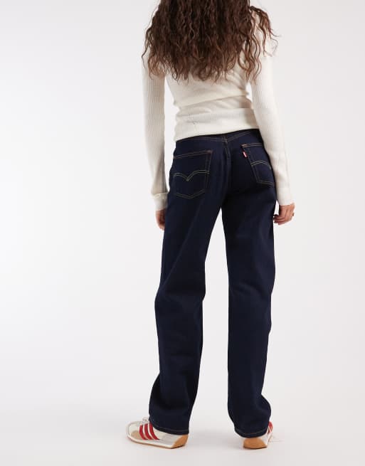 Levi's 501 90's straight jeans in indigo blue | ASOS