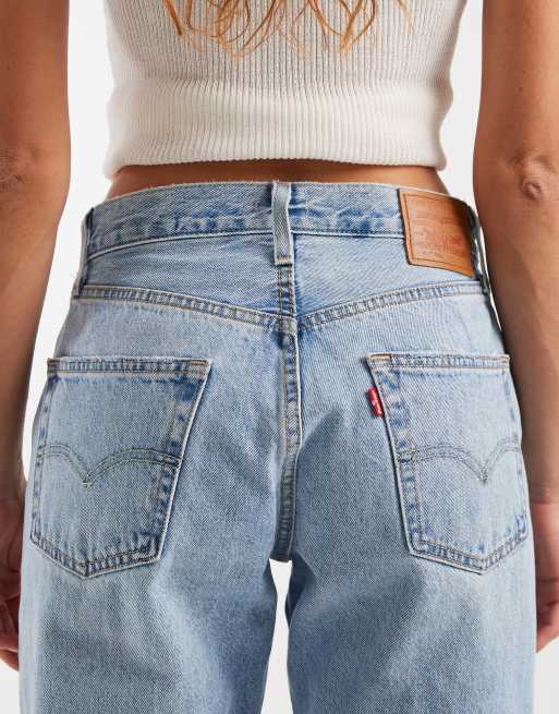 Levi's 501 '90s straight jeans in light wash, 5 of 5