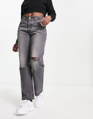 Levi's 501 90's straight leg jeans in grey ASOS