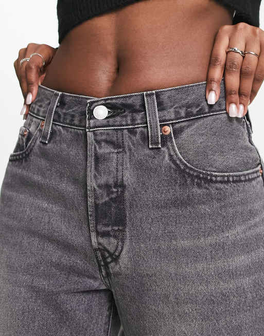 Grey best sale 501 jeans