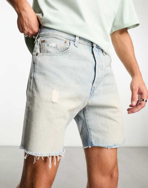 Levis frayed outlet denim shorts