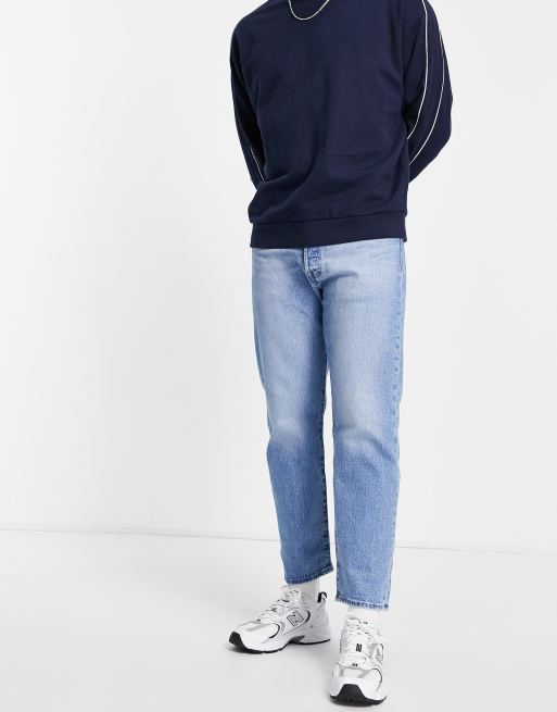Levi's – 501 '93 – Jasnoniebieskie skrócone jeansy