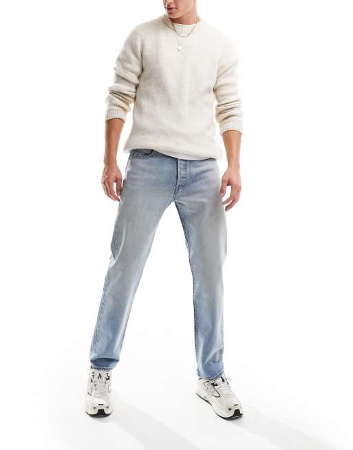 Levi's - 501 - '93 - Rechte jeans in lichtblauw met wassing