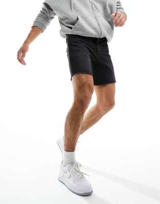 Levi's 501 '93 denim shorts in black - ASOS Price Checker