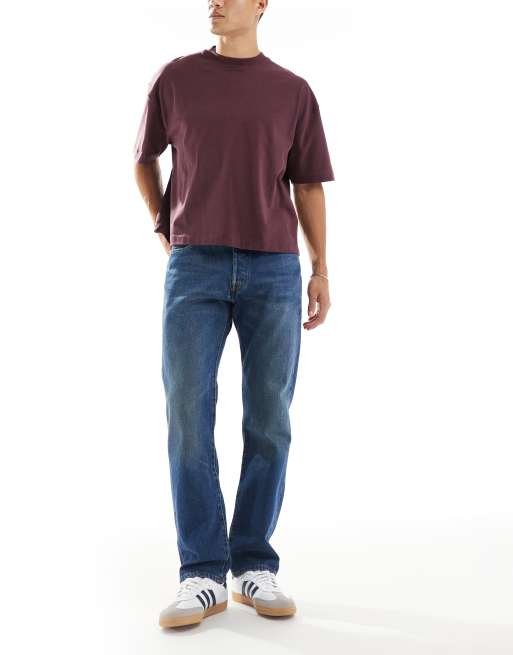 Levi's 501 '93 straight jeans in dark vintage wash , 2 of 5