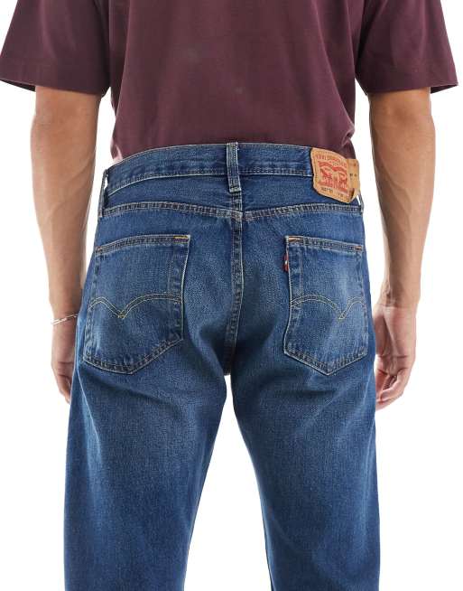 Levi's 501 '93 straight jeans in dark vintage wash , 5 of 5