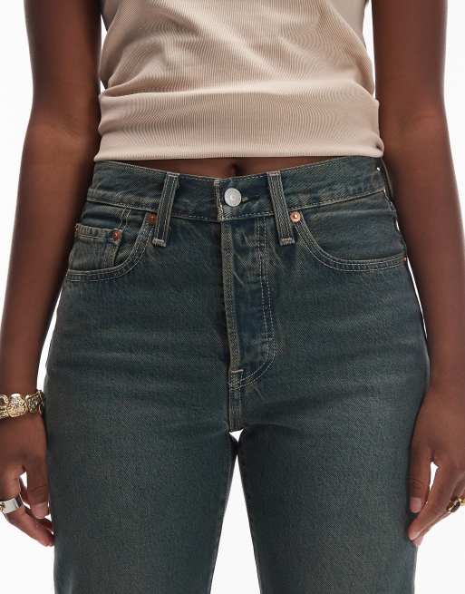 Levi's – 501 – Ciemnoniebieskie jeansy z prostymi nogawkami, w stylu vintage, 5 z 5