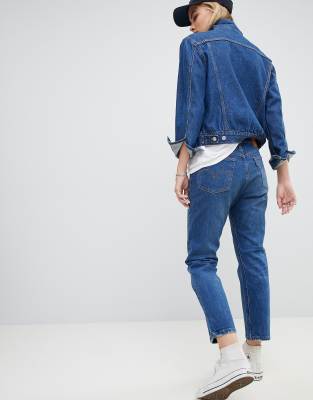 Levi's 501 Crop Jean in Darkwash | ASOS