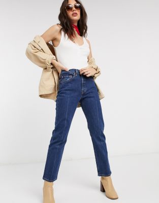 levis 501 crop charleston pressed