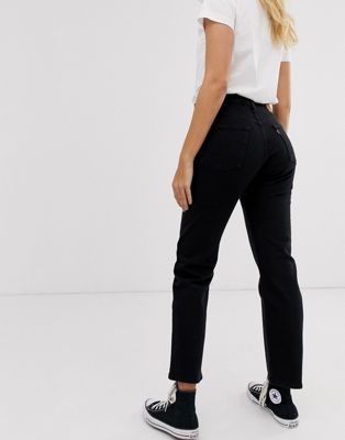 Levi's 501 - Crop jeans in zwart | ASOS