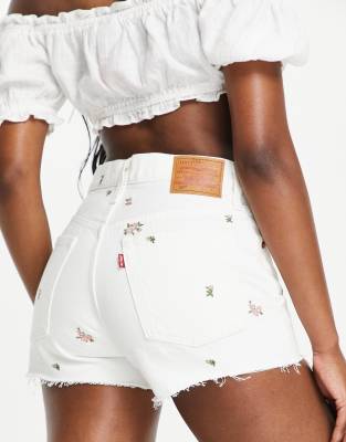 levis floral shorts