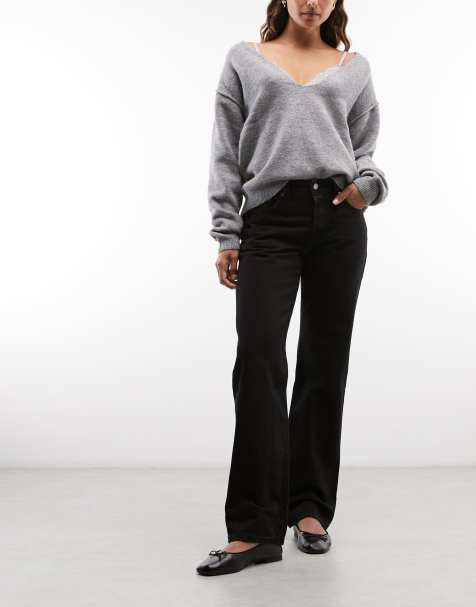 Levi's – 501 – geschnittene Jeans im 90er-Stil in Schwarz - view 1