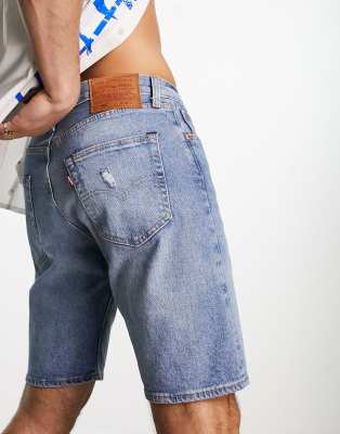 Levi's Levi's 501 hemmed denim shorts in blue wash