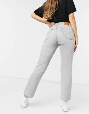 levi's 501 light grey