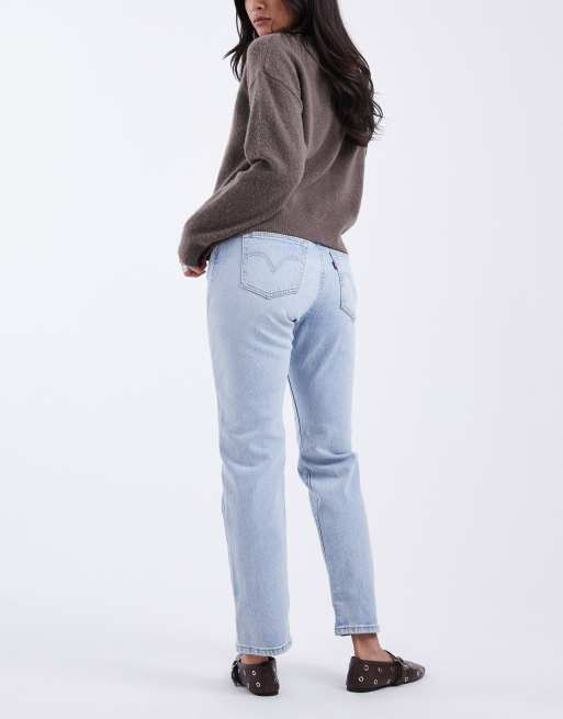 Levi's - 501 Hourglass - Jean droit - Bleu clair , 3 de 5
