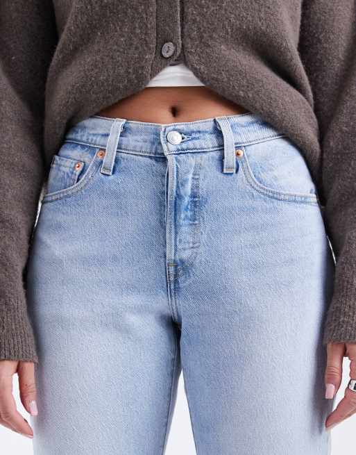Levi's - 501 Hourglass - Jean droit - Bleu clair , 5 de 5