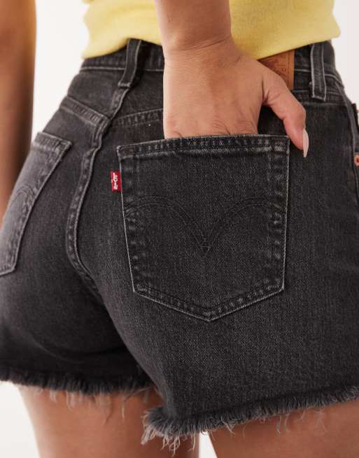 Levi's - 501 Hourglass - Short en jean - Noir délavé, 2 de 5
