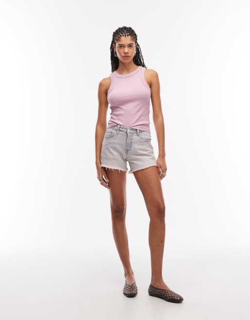 Levi's - 501 - Hourglass - Shorts i blå afbleget vask, 2 af 4
