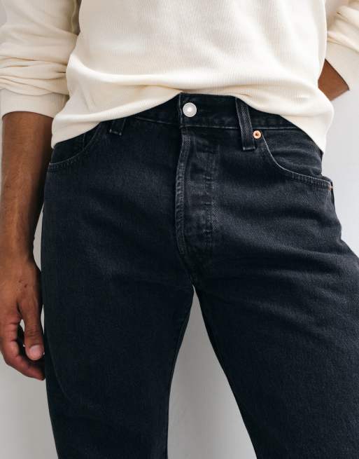 Levi's - 501 - Jean décontracté - Noir délavé, 4 de 5