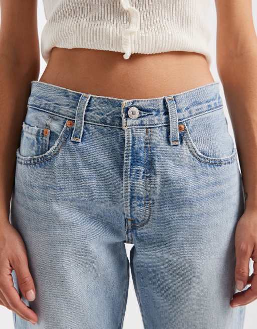 Levi's 501 jean droit années 90 délavage clair, 4 de 5