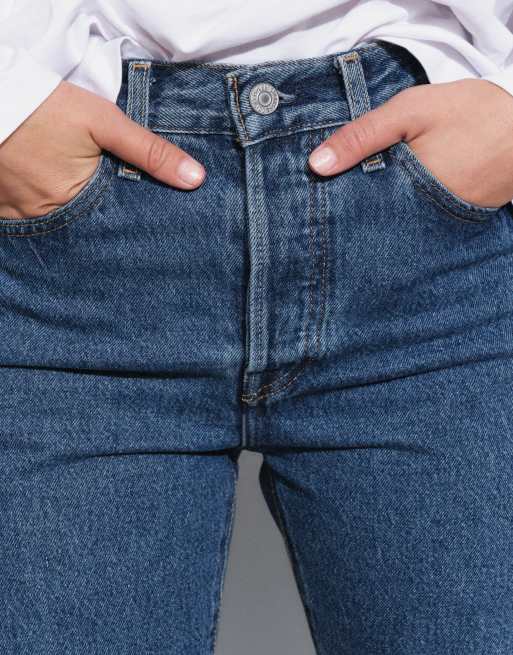 Levi's 501 jean droit délavage bleu moyen, 4 de 5