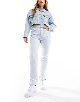 Levi's - 501 - jean skinny - Bleu délavé moyen