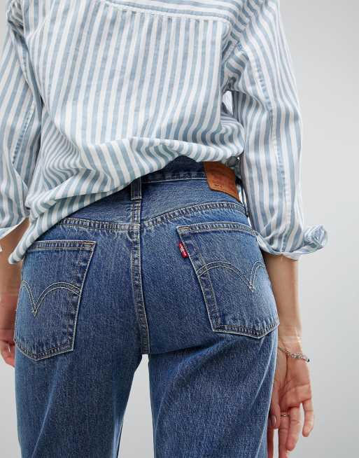 Jeans levis 2024 femme taille haute