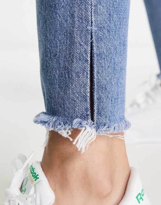 Levi's - 501 - Jeans dritti taglio corto blu medio, 3 di 4
