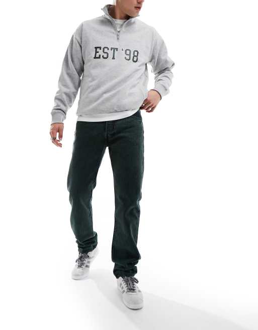 Levi's - 501 - Jeans i grøn vask i original fit