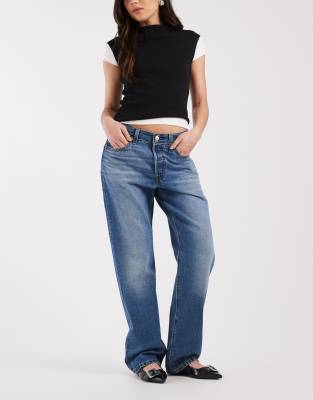 Levi's - 501 - Jeans in mittelblauer Waschung im Stil der 90er
