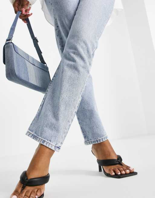 Levi's - 501 - Jeans met hoge taille en rechte pijpen in blauw met lichte wassing, 3 van 4