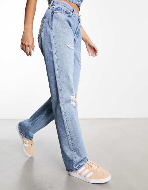 Levi's - 501 - Jeans style années 90 - Bleu clair, 4 de 5