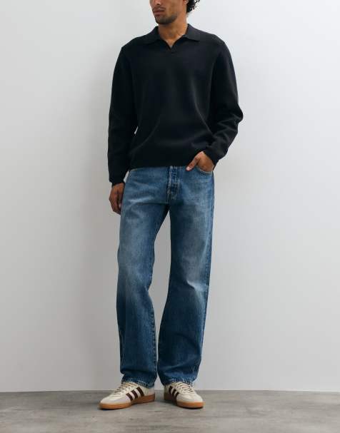 Levi's 501 jeansy o luźnym kroju w średnim spraniu - view 1