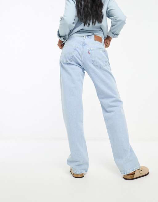 Levi's – 501 – Ljusblå, raka jeans i 90-talsstil, 2 av 5