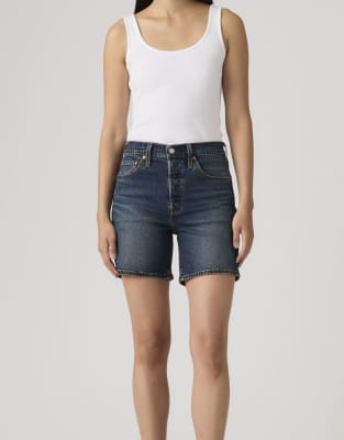 Levi's - 501 LW Pen Ring LTW - Mittellange Shorts in Blau