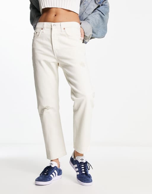 White levis store 501 womens