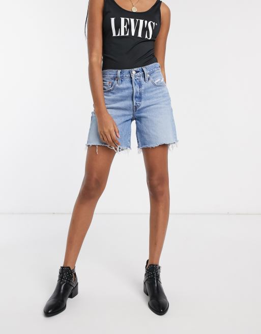 Levi's mid rise shorts sale