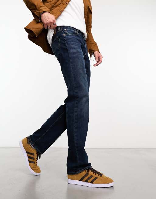 Levi's - 501 - Mørkeblå jeans med original pasform