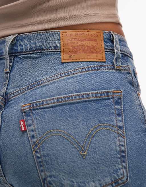 Levi's – 501 – Niebieskie szorty do połowy uda, 2 z 5