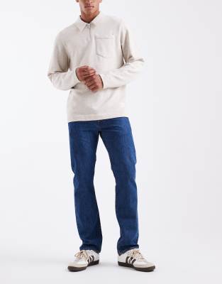 Levi's Blå - 501 Original - Jeans Med Lige Ben - Asos